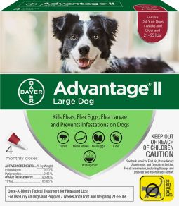 Advantage II For Dogs 21-55 lbs 12 Pack